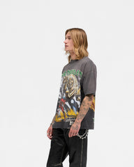 Represent X Iron Maiden Number Of Beast T-Shirt - Sunfade Grey