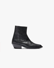 Michael Zip Boot Leather - Black