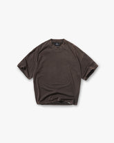 Initial Oversized T-Shirt - Coffee
