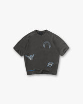 Flannels Legacy Banner T-Shirt - Vintage Grey