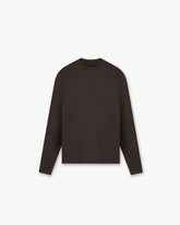 247 Uprising Long Sleeve Seamless T-Shirt - Chocolate