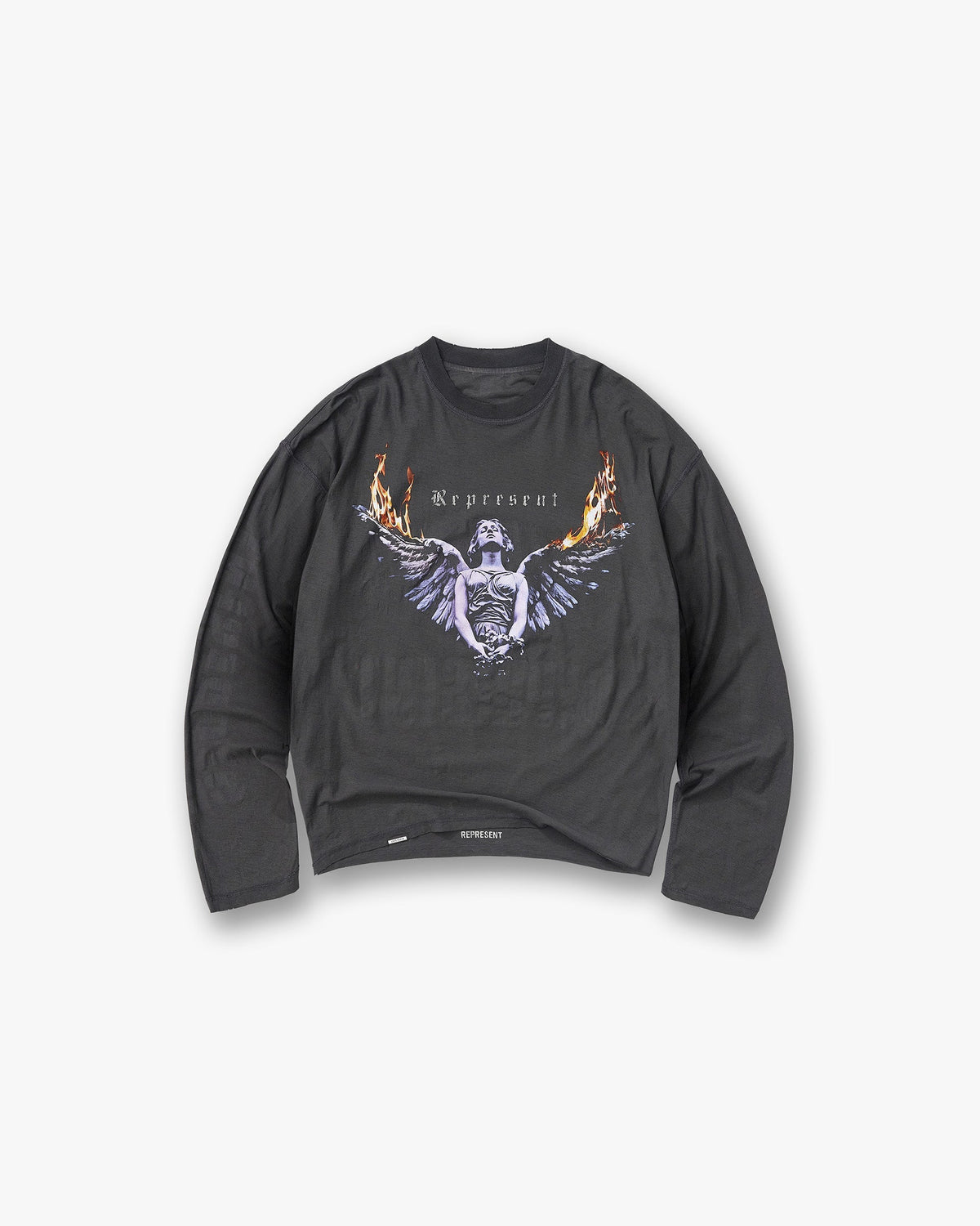 Reversible Living Legacy Tour Long Sleeve T-Shirt - Sun Fade Grey